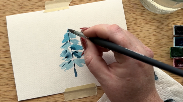 Holiday Watercolor Card Ideas with Kristin Van Leuven - Princeton Brush ...