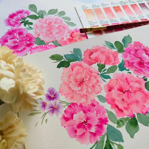 Artist Spotlight: Esther Peck and Watercolor Florals - Princeton Brush ...