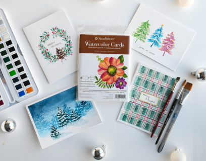 Holiday Watercolor Card Ideas