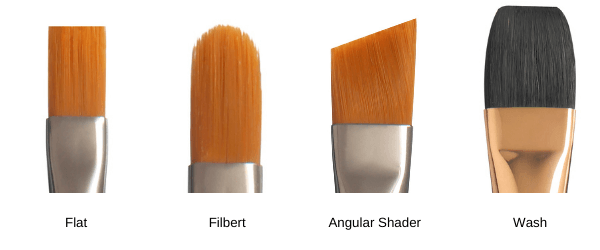 How to use Filbert Brushes 